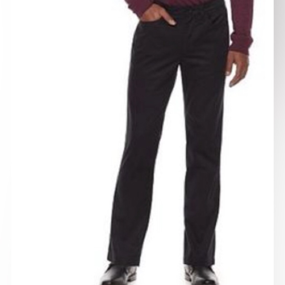 straight fit pants